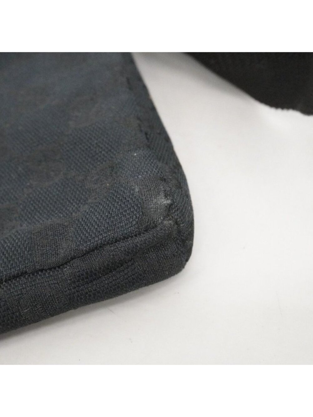 Gucci Waist Bag GG Canvas Black Silver - Picture 6 of 10